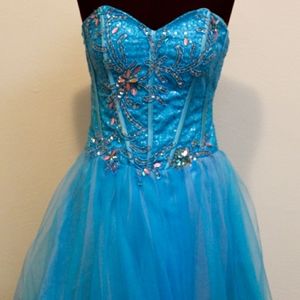 Short Blue Dress